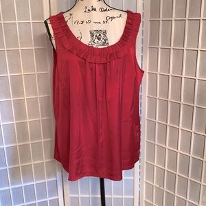 Stunning red shirt by Loft XL